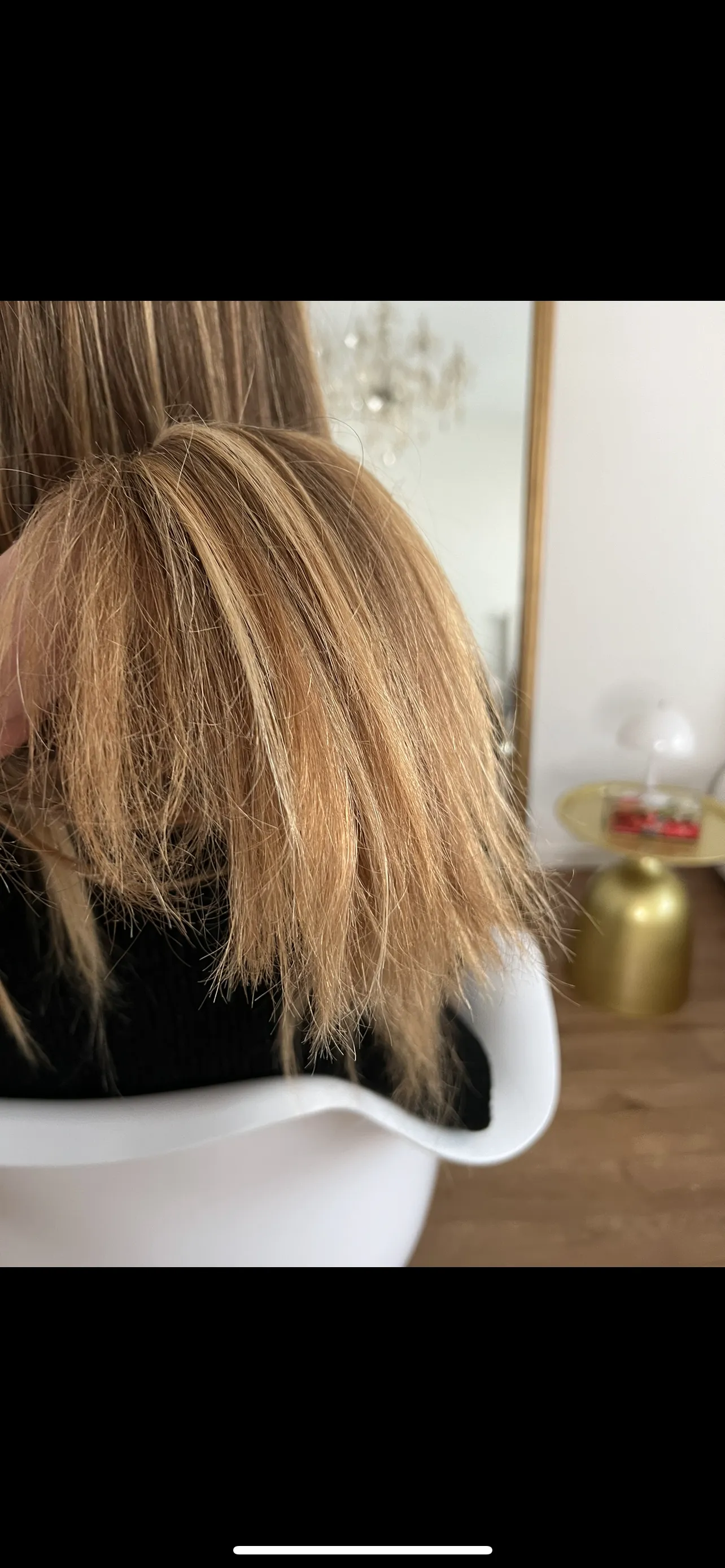 Cheveux longs sans fourches